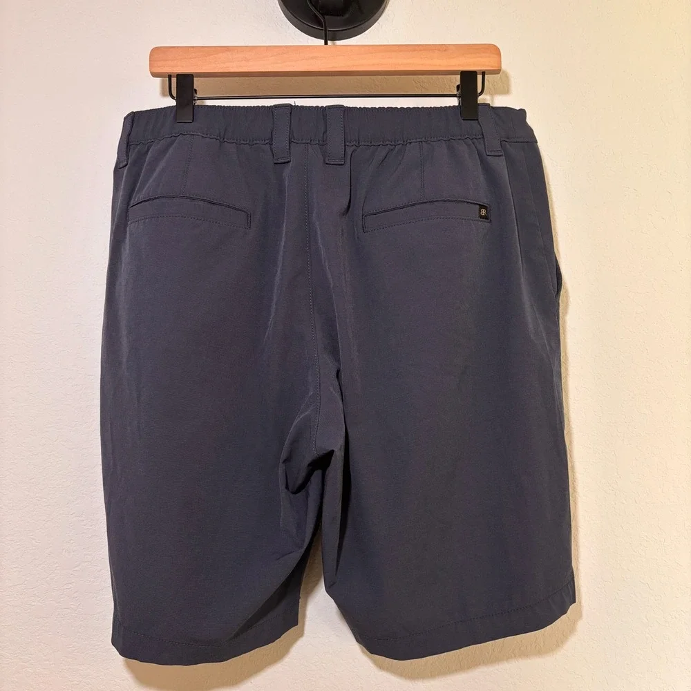 Banana Republic Shorts Core Temp 36 Ripstop Stretch Navy Blue Gorpcore Techwear